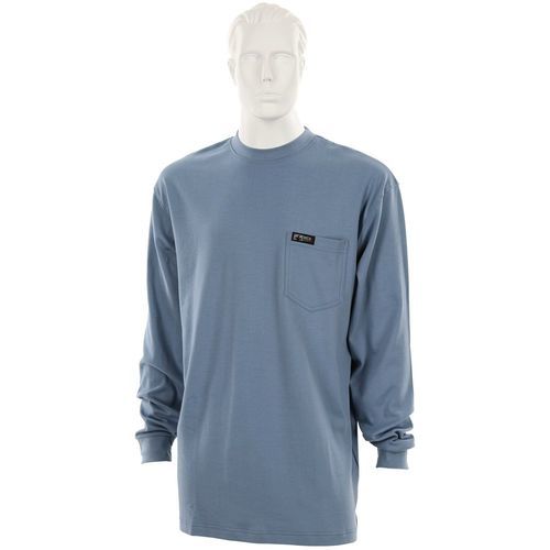 作業用Tシャツ - LST1MB - MCR Safety - 耐火性 / アーク保護 / コットン