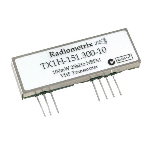 FM無線送信機 - TX1H - Radiometrix - VHF / RF / 狭バンド