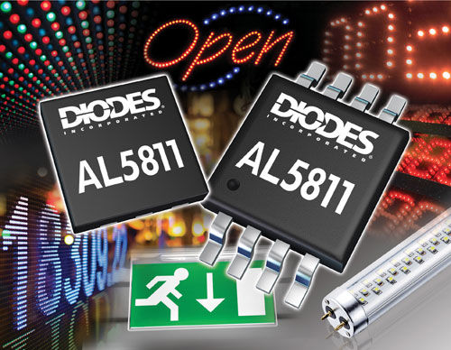 集積回路LED ドライバー - AL58xx Series, DLD101 - Diodes Incorporated - 調光式