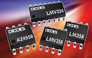 オペレーショナルアンプ - AP, AS, LM, TL Series - Diodes Incorporated - 電子式