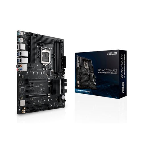 EATXマザーボード - Pro WS C246-ACE - Asus - ATX / Intel® Xeon / Intel®