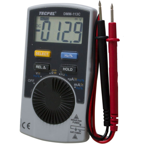 デジタルマルチメーター - DMM-113C - Tecpel  Co., Ltd. - 携帯型 / cat II