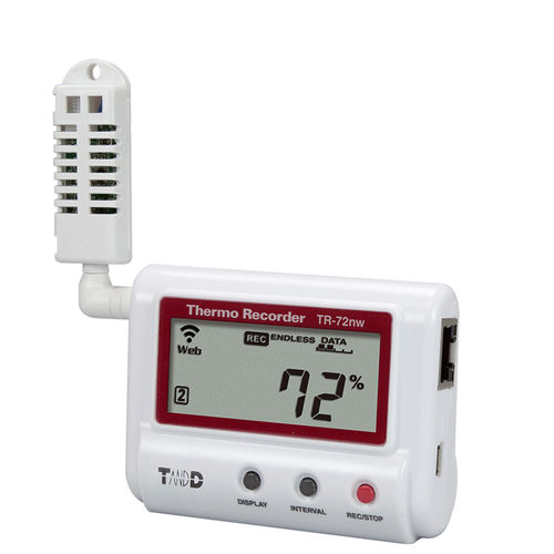 温度と湿度データロガー - TR-70 series - Tecpel  Co., Ltd. - USB / ワイヤレス / LAN/WLAN ネットワーク