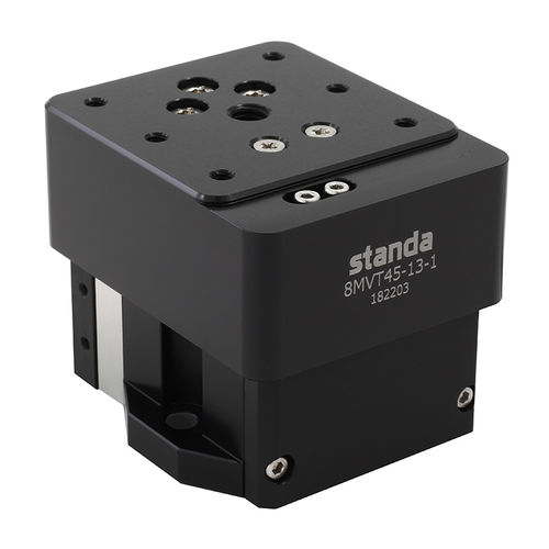 はめ込み式ステッピング モーター付ポジショニングステージ - 8MVT45-13 - Standa - Z軸 / 電動式 / 単軸