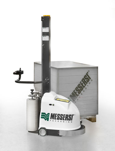 パレット用ストレッチフィルム包装機 - MS80 - MESSERSI' PACKAGING - 自走式 / 電磁ブレーキ付き / ポータブル