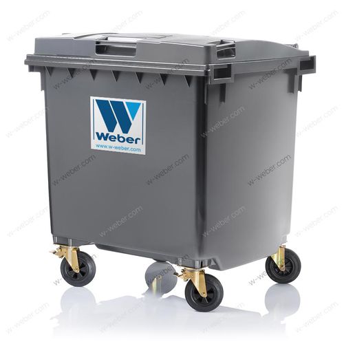 HDPE廃棄物コンテナ - MGB 1100 L FL - Weber GmbH & Co. KG Abfallbehaelter & Container - 都市廃棄物用 / 家庭廃棄物用 / 紙用