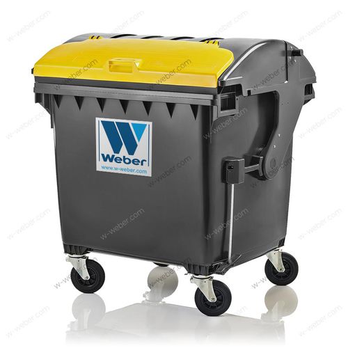 HDPE廃棄物コンテナ - MGB 1100 L RL LIL - Weber GmbH & Co. KG Abfallbehaelter & Container - 都市廃棄物用 / 家庭廃棄物用 / 紙用