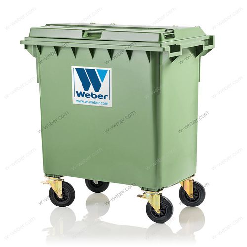 HDPE廃棄物コンテナ - MGB 770 L - Weber GmbH & Co. KG Abfallbehaelter & Container - 都市廃棄物用 / 家庭廃棄物用 / 紙用