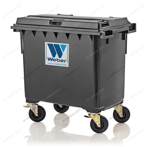 HDPE廃棄物コンテナ - MGB 660 L - Weber GmbH & Co. KG Abfallbehaelter & Container - 都市廃棄物用 / 家庭廃棄物用 / 紙用