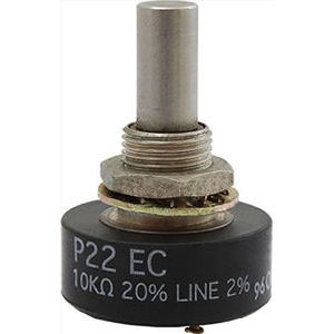 シングルターンポテンショメーター - PP22S series  - Vishay MCB industrie - 手動式 / アナログ / 伝導性プラスチック