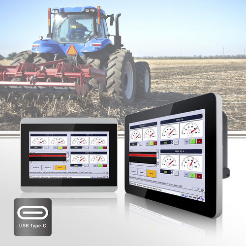 マルチタッチスクリーンモニター - W07L100-GCO1HB-C, W10L100-GCH1HB-C - Winmate, Inc. - 産業用 / 販売拠点用 / 車両用