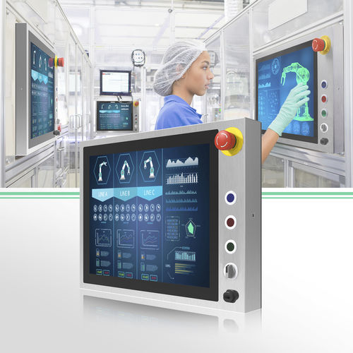 HMIパネルPC - R19IB3S-SPM1-B - Winmate, Inc. - PCAP 容量型タッチスクリーン / 19インチ / 1280 x 1024