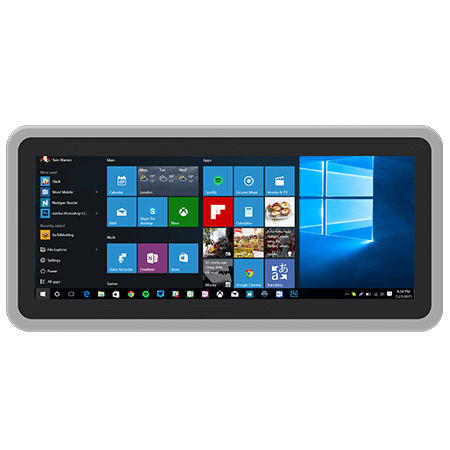 LCDディスプレイ画面 - W12L100-PPB1 - Winmate, Inc. - 1920×720 / 12.1インチ / 産業用
