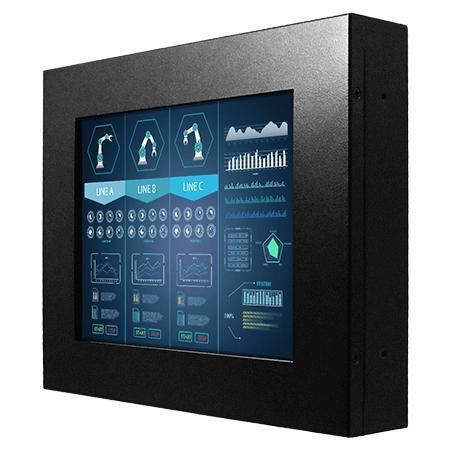 タッチスクリーンモニター - R08T100-CHA1 - Winmate, Inc. - LCD / 抵抗タッチスクリーン / 容量方式タッチスクリーン