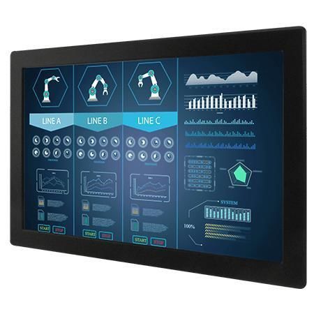 LCDモニター - W24L100-IPA2TR - Winmate, Inc. - 抵抗タッチスクリーン / 産業用 / ディスプレイ用