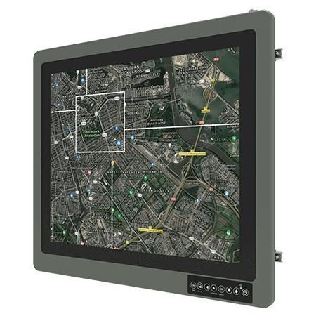 LCDモニター - R19L100-MLA3 - Winmate, Inc. - 5ワイヤー抵抗タッチスクリーン / タッチパネル付き / 車両用
