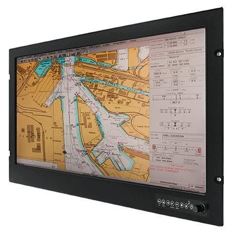 タッチパネル付きモニター - W24L100-MRA1 - Winmate, Inc. - 抵抗タッチスクリーン / マリン用 / 24インチ