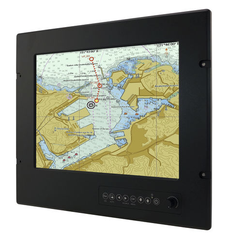 海洋用途ディスプレイ画面 - R12L600-MRM2 - Winmate, Inc. - TFT / 容量方式タッチスクリーン / 抵抗タッチスクリーン