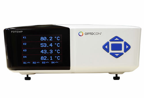 光ファイバー温度計 - FOTEMP1-4 - Optocon AG - デジタル / 卓上 / 産業用