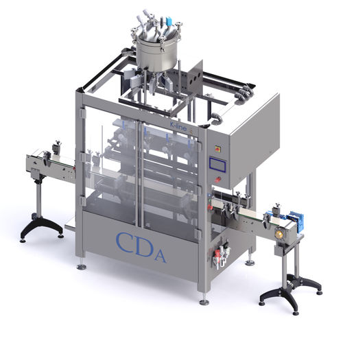 自動充填機 - K-Line S - CDA - ボトル用 / ボトル用 / 化学製品用