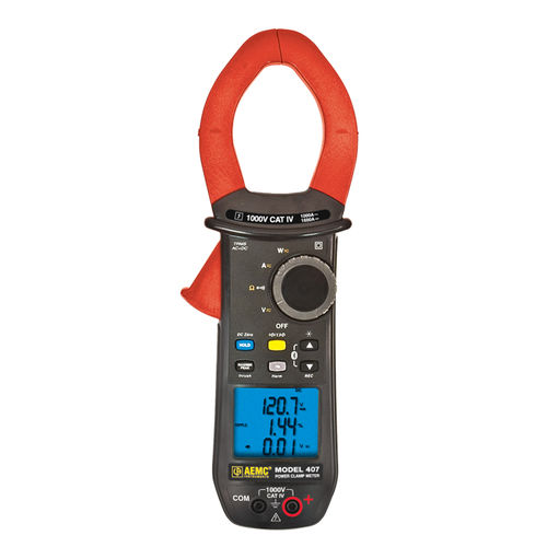 デジタルクランプマルチメーター - 407 - AEMC Instruments - 携帯型 / 1000 V / 1000 A