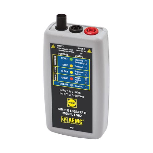 電圧データロガー - L562   - AEMC Instruments - 電流 / USB / ディスプレイ無し