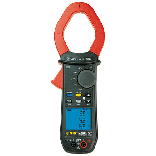 デジタルクランプマルチメーター - 607 - AEMC Instruments - 携帯型 / 1000 V / 2000 A