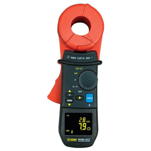 連続性試験機 - 6417 - AEMC Instruments - インピーダンス / 抵抗接地 / 質量