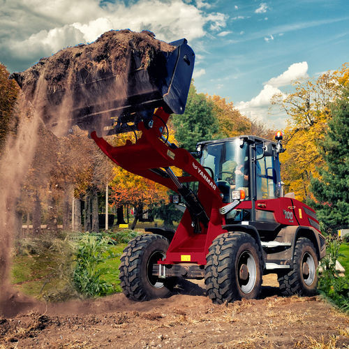 ホイール式ローダー - V100 - YANMAR COMPACT EQUIPMENT EMEA S.A.S. - リジッド / コンパクト / 工事現場用