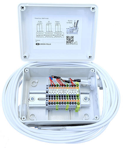 壁取り付け式ジャンクションボックス - PTbox - Orion Italia - IP65 / ABS樹脂製 / ノックアウト1口