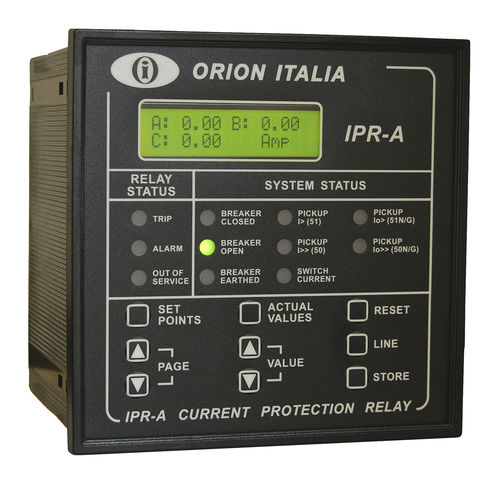 過電流保護継電器 - IPR-A - Orion Italia - パネル取り付け用 / IEC / デジタル