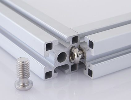 接合ねじ - 3.81 series - Modular Assembly Technology - アルミ押出材用 / ボタン頭 / 中空 6面式