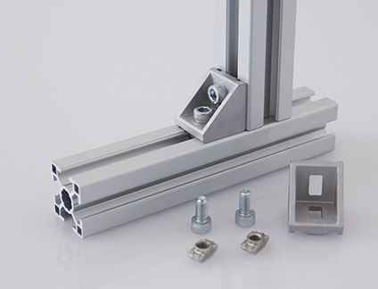 組み立て用ブラケット - 3.21 series - Modular Assembly Technology - アルミニウム製 / ダイカスト