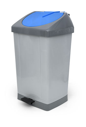 プラスチック製ゴミ箱 - 9 series - Plasticos Santo António - 産業廃棄物用 / ふた付き / ペダル式