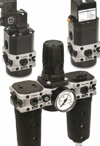 空気式FRLユニット - P3X series - Parker Hannifin France SAS - モジュール式
