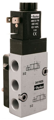 ソレノイド操作空気圧方向制御弁 - Nx3, Nx5 series - Parker Hannifin France SAS - 5方向2位置 / 高流量
