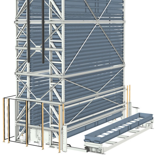 縦型自動収納システム - ASRS - Kardex - 板金用 / パレット用 / 長尺物用