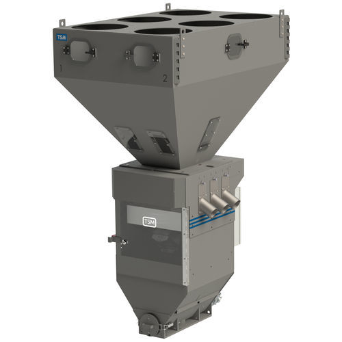 重量式バッチ・ブレンダー - OPTIMIX-1500 - TSM Control Systems - 樹脂 / 顆粒剤用 / プラスチック製ペレット用