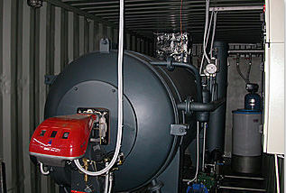 横型蒸気発生器 - HEPHΑESTUS BOILER MAKERS & ENGINEERING - 移動可能