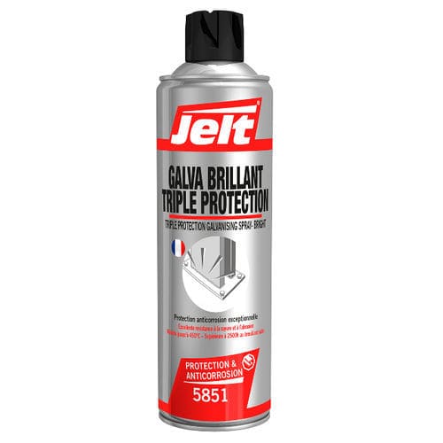 浸食防御用スプレー - GALVA BRILLANT TRIPLE PROTECTION - ITW Spraytec - 低温亜鉛メッキ / 金属用 / 溶媒