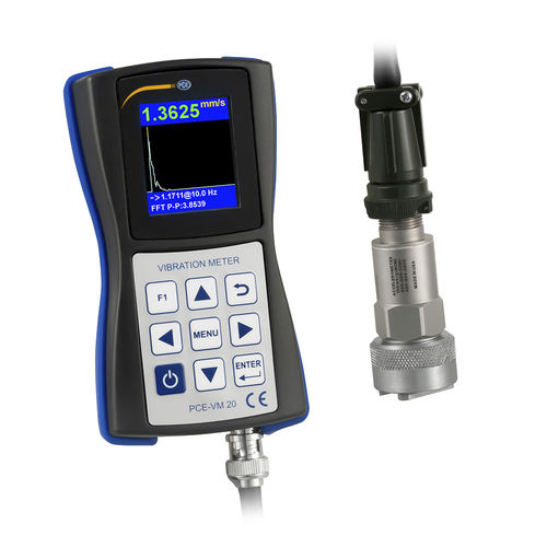 機械監視用振動計 - PCE-VM 20 - PCE Deutschland GmbH - ポータブル / FFT / 工業用