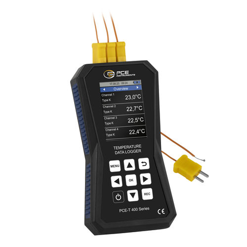 温度データロガー - PCE-T 420 - PCE Deutschland GmbH - USB / 液晶ディスプレイ / 熱電対用