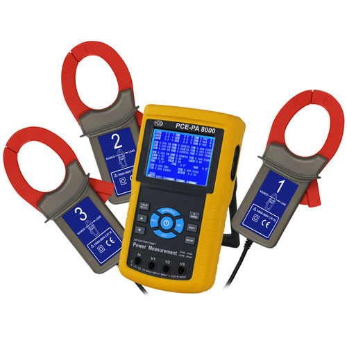 マルチメーター電力計 - PCE-PA 8000 - PCE Deutschland GmbH - 皮相電力 / 有効電力 / 無効電力
