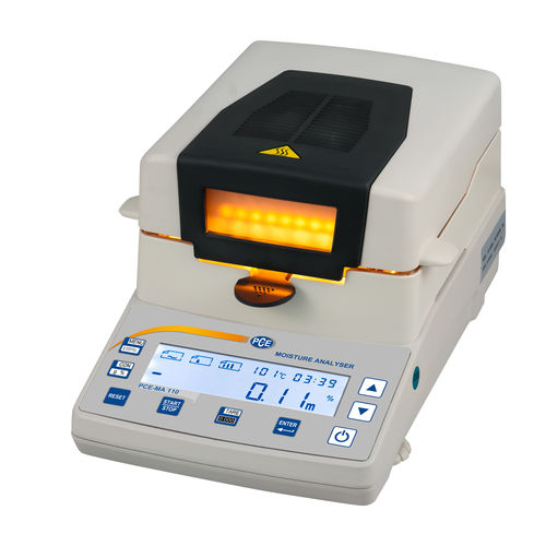 実験用水分用天秤 - PCE-MA 110  - PCE Deutschland GmbH - 電子 / 赤外線 / mg