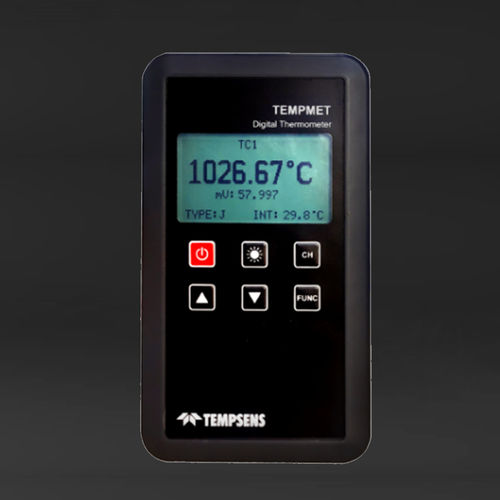 熱電温度計 - TEMPMET 08 - TEMPSENS - 測温抵抗体（RTD） / デジタル ディスプレイ / 精密