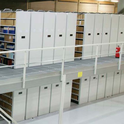 高層ラック - COMPACTUS® series - Bruynzeel Storage System - オフィス用 / ラック式 / 移動式