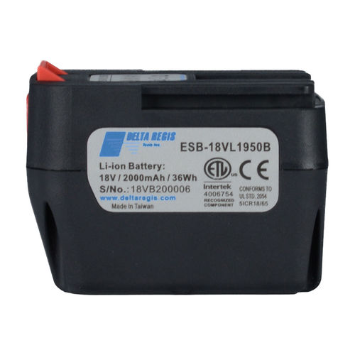 リチウム イオンバッテリー - ESB-18VL1950B - Delta Regis Tools - ブロック / 18V / パワーツール用