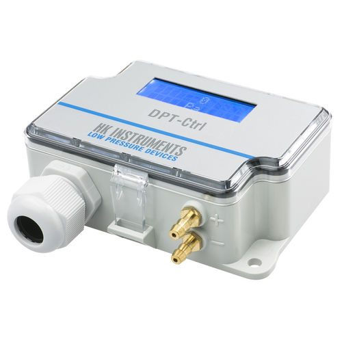 HVAC圧力コントローラ - DPT-Ctrl-2SP - HK INSTRUMENTS - 流量 / 調節可能 / 低圧