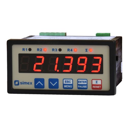 流量指示計トータライザー - SPP-94 series - SIMEX Sp. z o.o. - デジタル / パネル取り付け / 4-20 mA