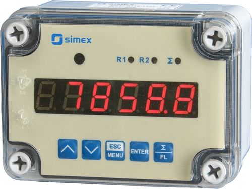 流量指示計トータライザー - SPP-N118 series - SIMEX Sp. z o.o. - デジタル / トータライザー